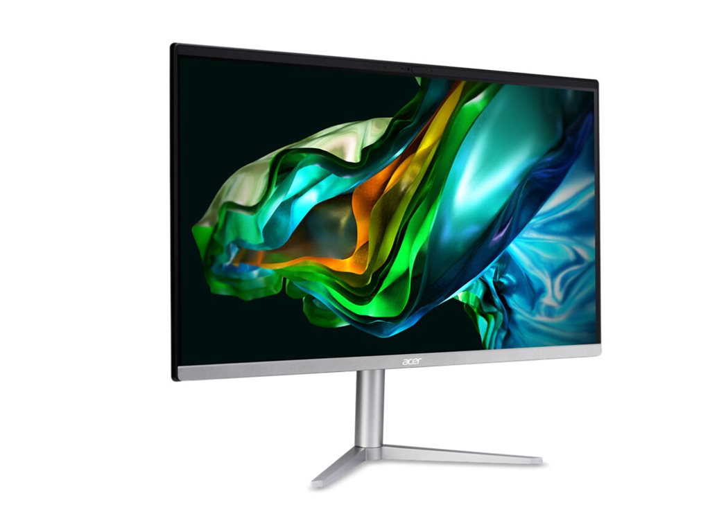 ACER Aspire C24-1300 AMD Ryzen 5 7520U 23.8p FHD 8Go DDR5 512Go SSD AMD Radeon GCN W11H Black Silver Foot