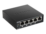 D-LINK 5 ports Gigabit dont 4 ports supportant le PoE - Budget PoE 60W