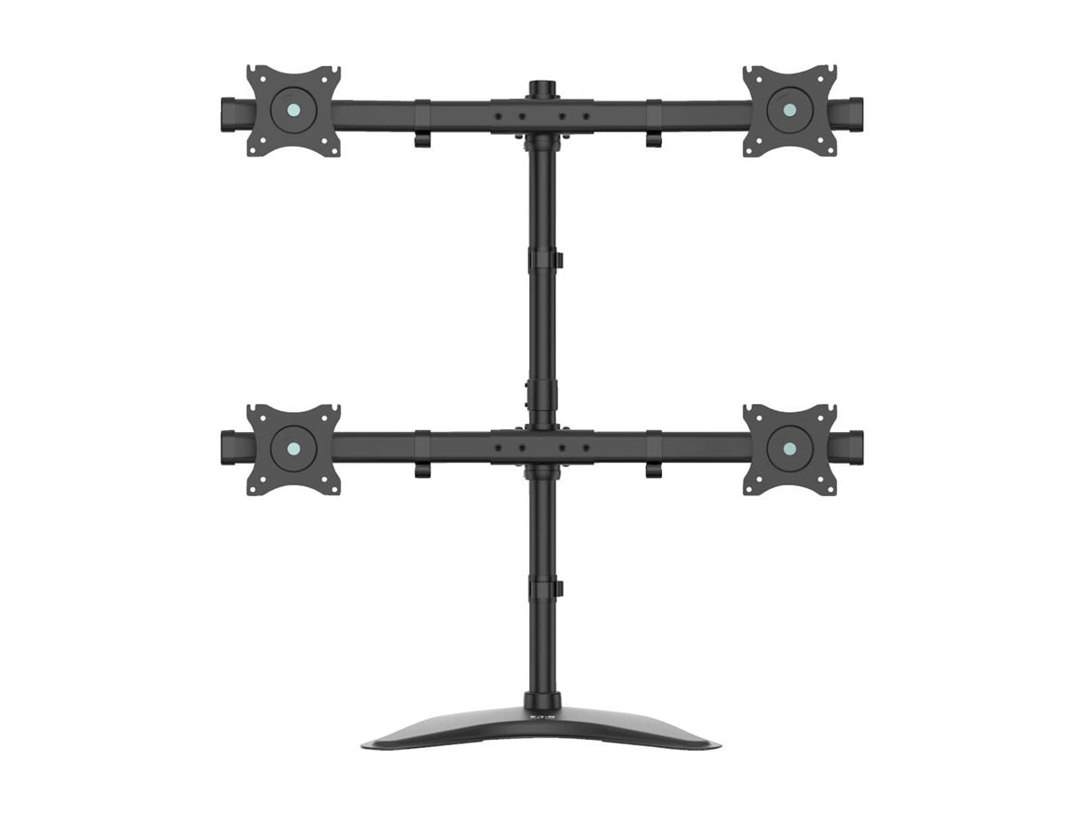 EATON TRIPPLITE Quad-Display Desktop Monitor Stand for 13inch to 27inch Flat-Screen Displays