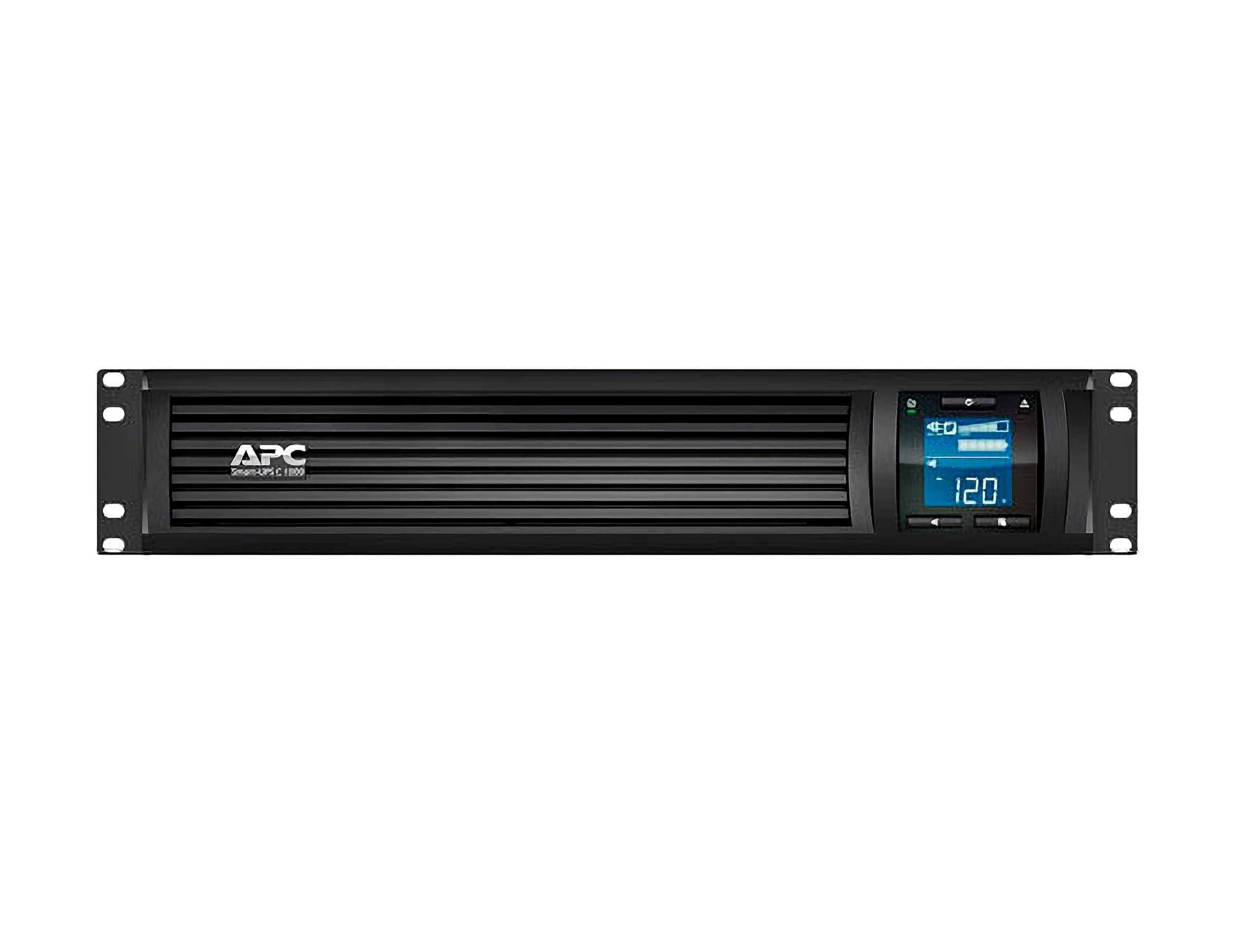 APC Smart-UPS C UPS rack-mountable AC 230V 600Watt 1000VA USB serial output connectors 4 2U Black with APC SmartConnect