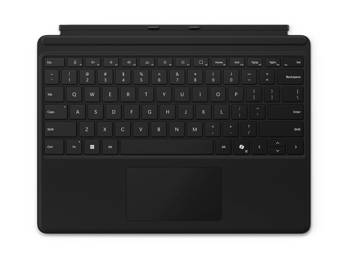 MICROSOFT Surface Pro9/10 Typecover without Slim Pen Storage COMM black Eng Int CEE EM