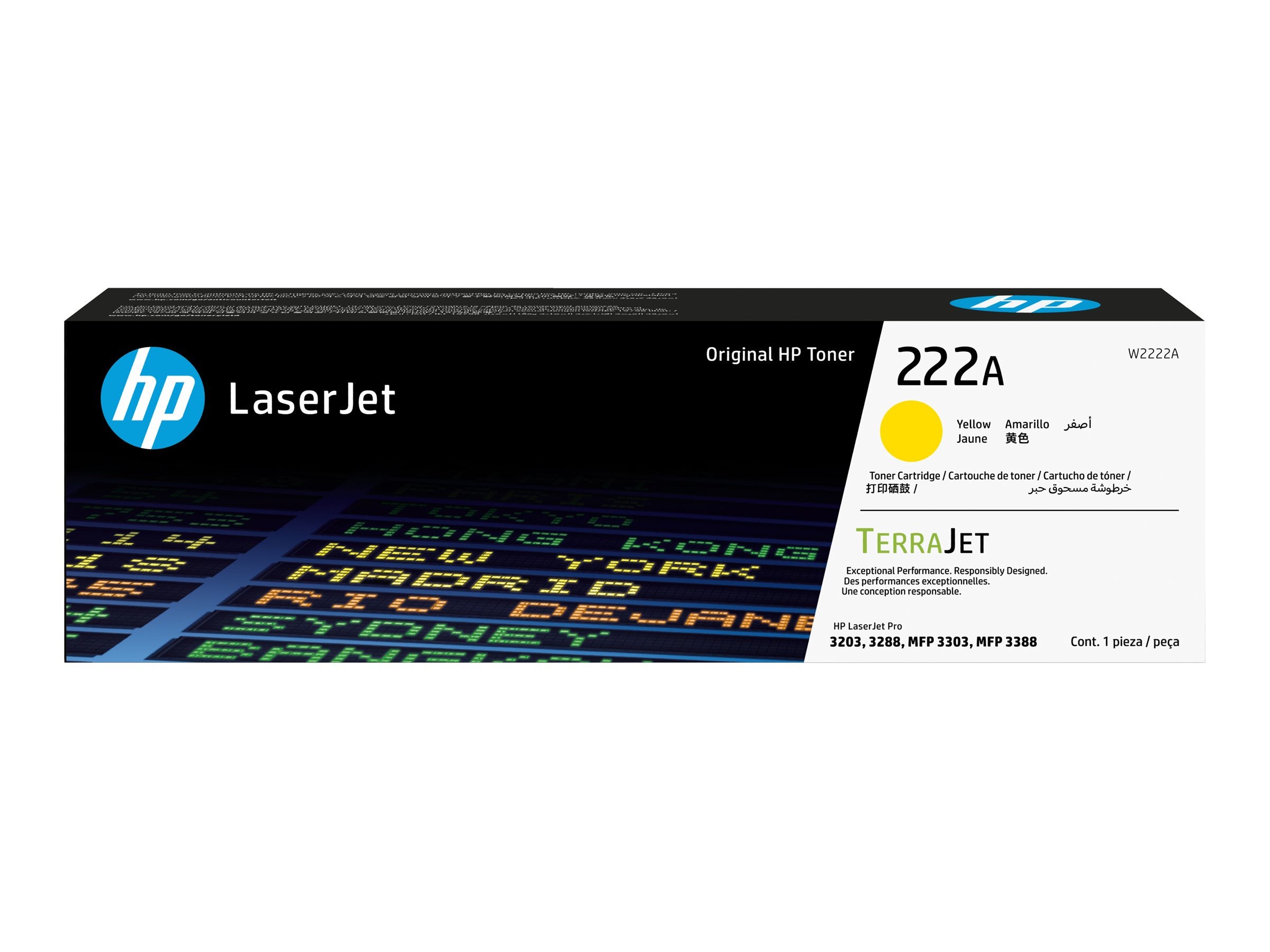 HP TONER 222A Jaune