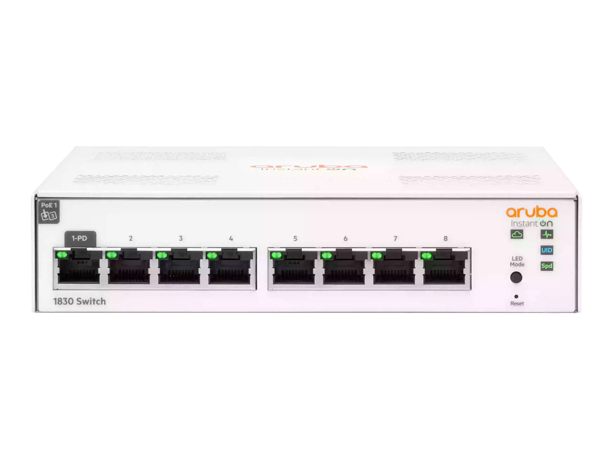 HPE Networking Instant On 1830 8G Switch Commutateur intelligent 8 x 10/100/1000 de bureau