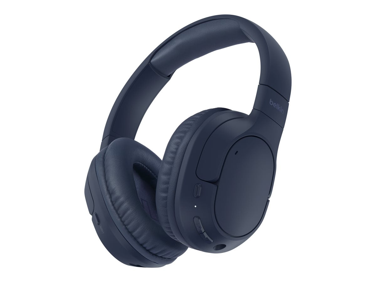 BELKIN SOUNDFORM SURROUND WIRELESS HEADPHONES BLUE