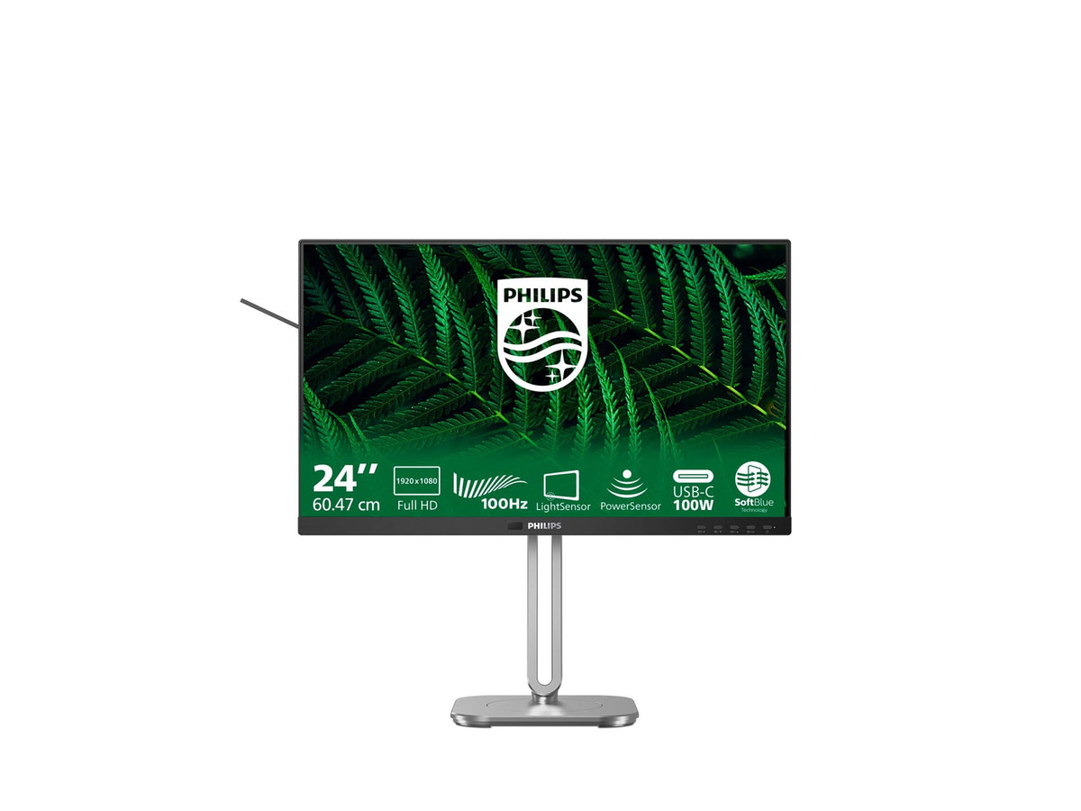 PHILIPS 24B2G5301/00 Monitor 23.8p 1920x1080 100Hz HDMI DP USB dark gray
