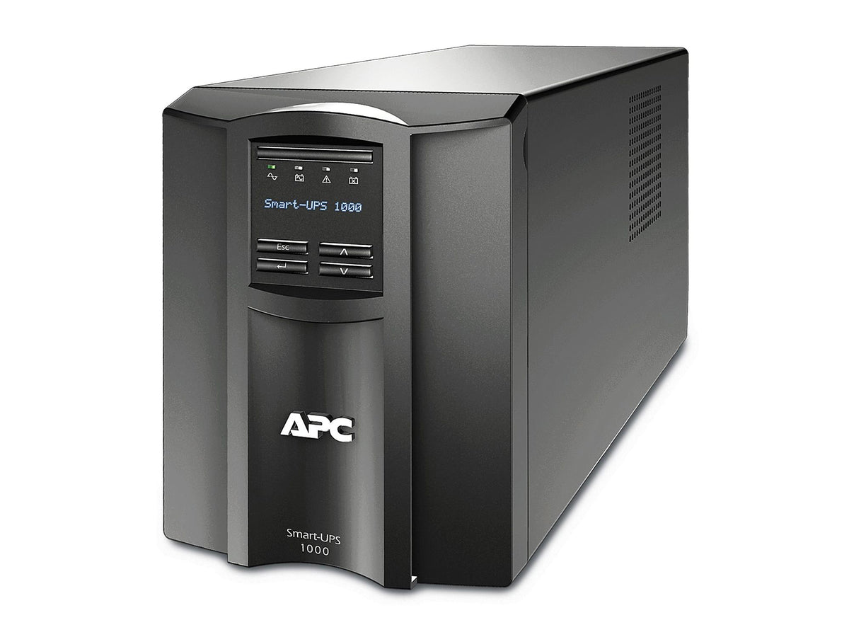 APC Smart-UPS SMT1000IC UPS AC 220/230/240V 700Watt 1000VA RS-232 USB output connectors 8 Black with APC SmartConnect