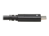 EATON TRIPPLITE USB-C Cable M/M - USB 3.1 Gen 2 10 Gbps 5A Rating Thunderbolt 3 Compatible 20-in. 50.8cm