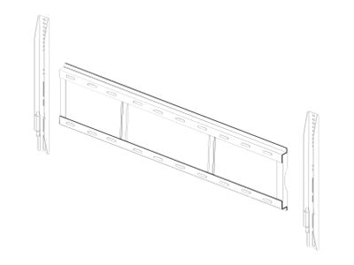 SMART Electric Height Adjustable Wall Stand WSE-500-W UL Listed Non-Locking+ White