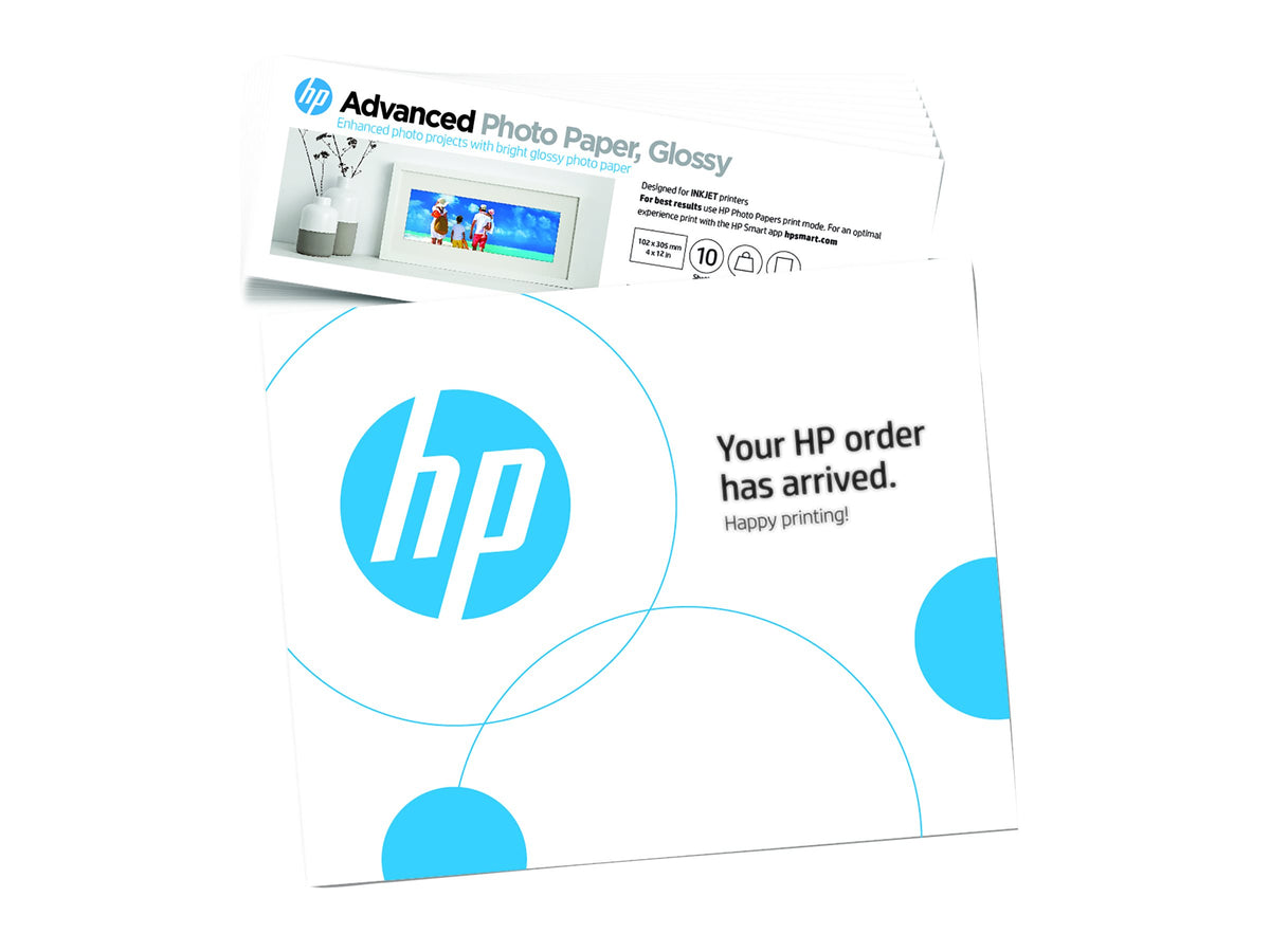 HP ADV PHOTO PAPIER GLACE 10 feuilles
