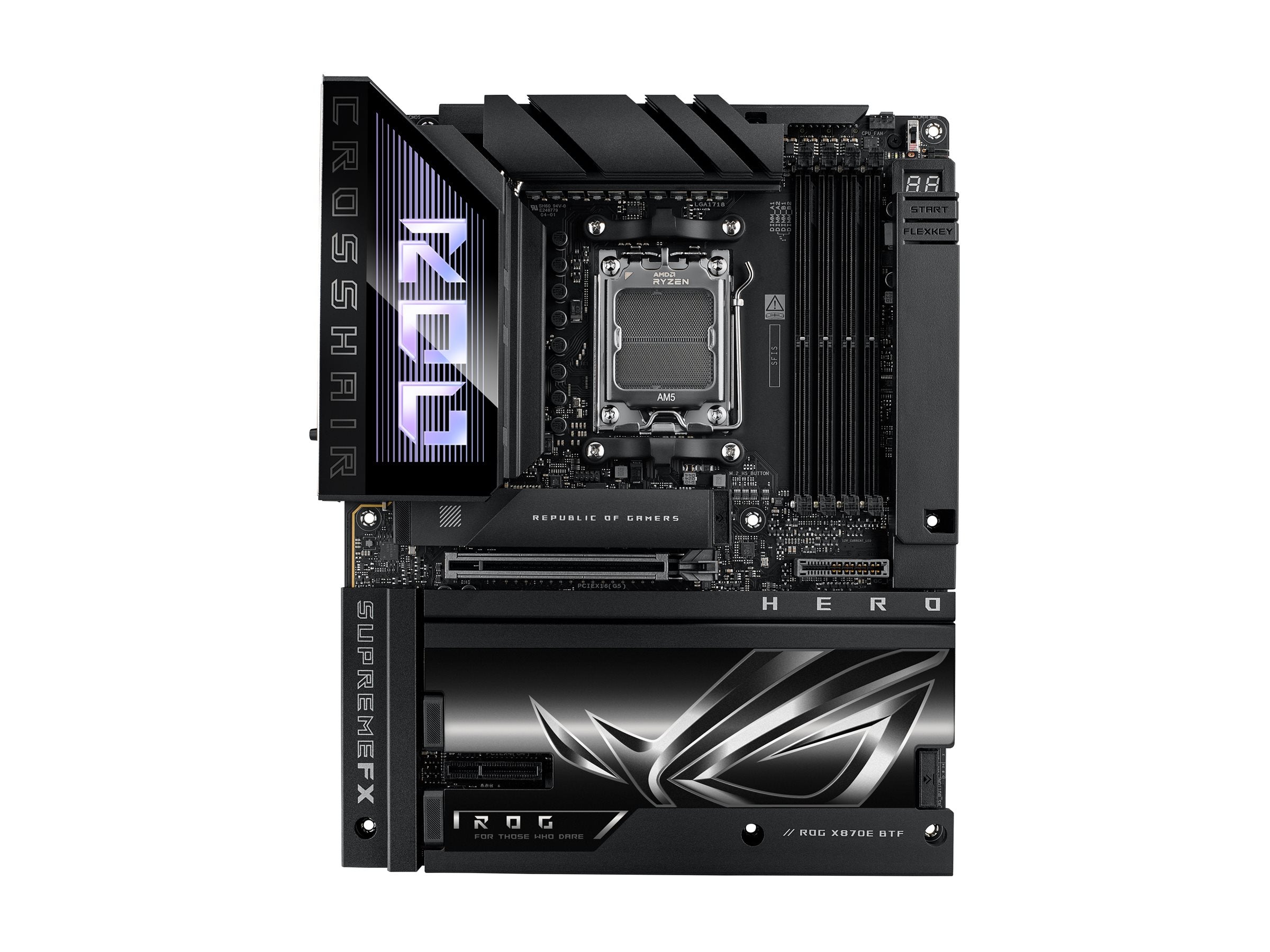 ASUS AMD X870E AM5 Socket ATX motherboard 4xDDR5 1xHDMI 2.1 5xM.2 4xSATA