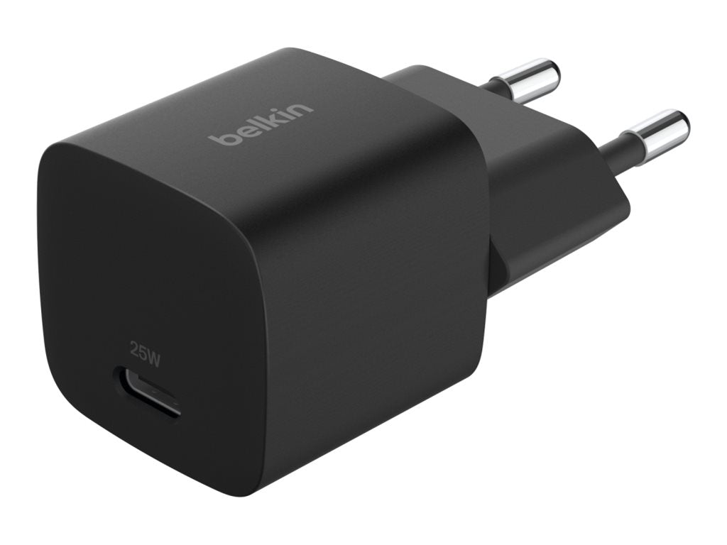 BELKIN 25W USBC PD WALL CHARGER WITH PPS BLACK