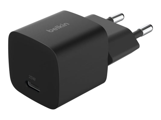 BELKIN 25W USBC PD WALL CHARGER WITH PPS BLACK