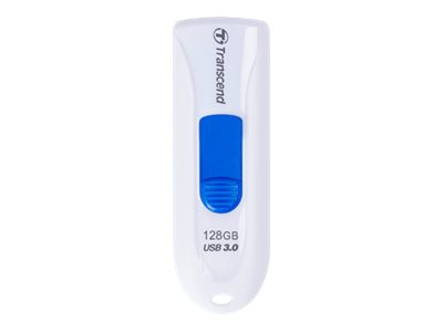 TRANSCEND 64Go Clé USB USB 3.1 Gen 1 Sans Capuchon - Blanc