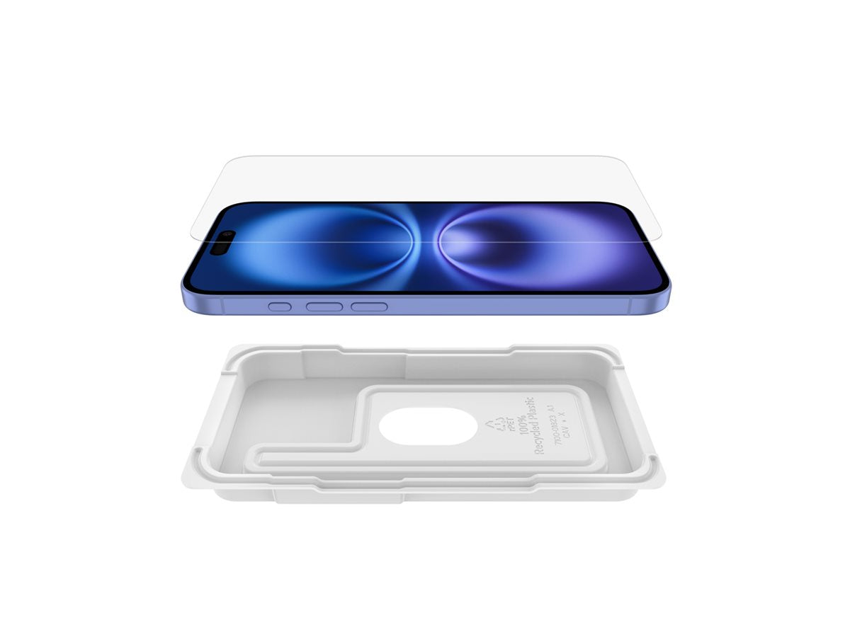 BELKIN ScreenForce Pro UltraGlass2 AM Screen Protector - iPhone 16/15/14 Pro
