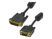 MCL Câble DVI-I 24+5 mâle / HD15 mâle 1.8m
