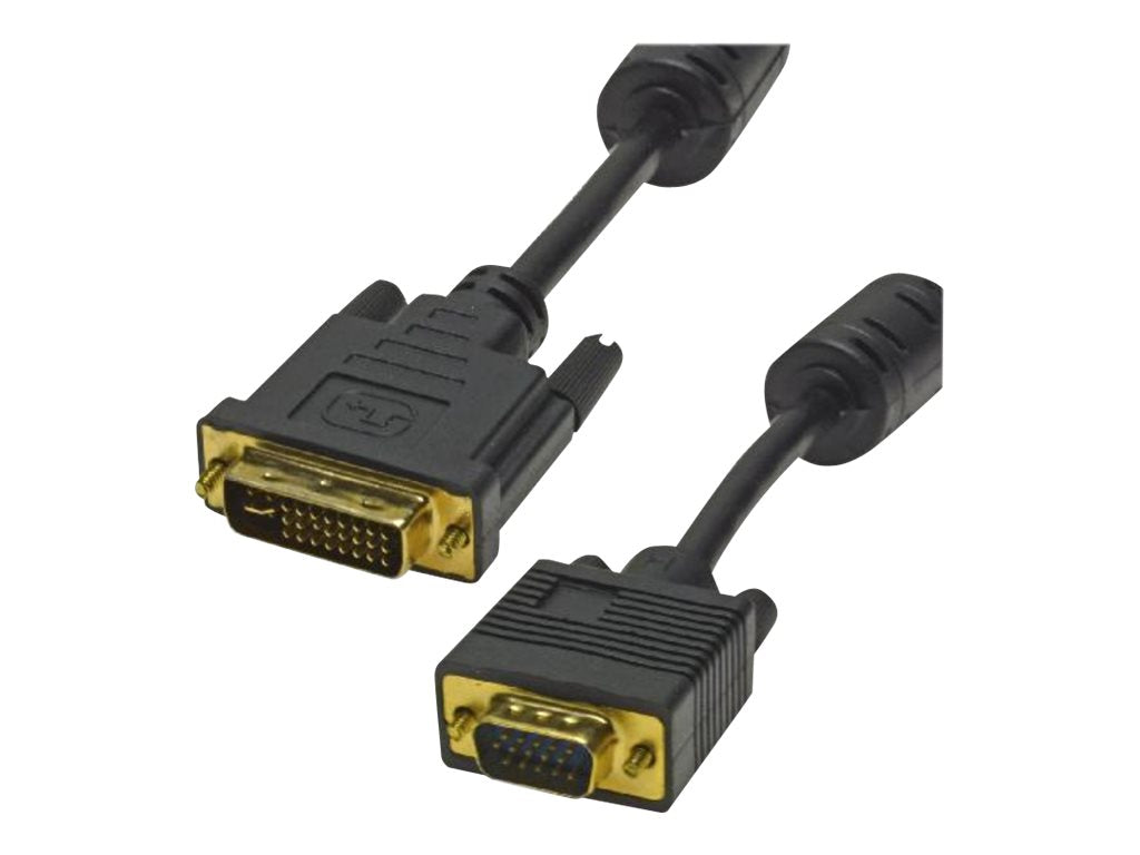 MCL Câble DVI-I 24+5 mâle / HD15 mâle 1.8m