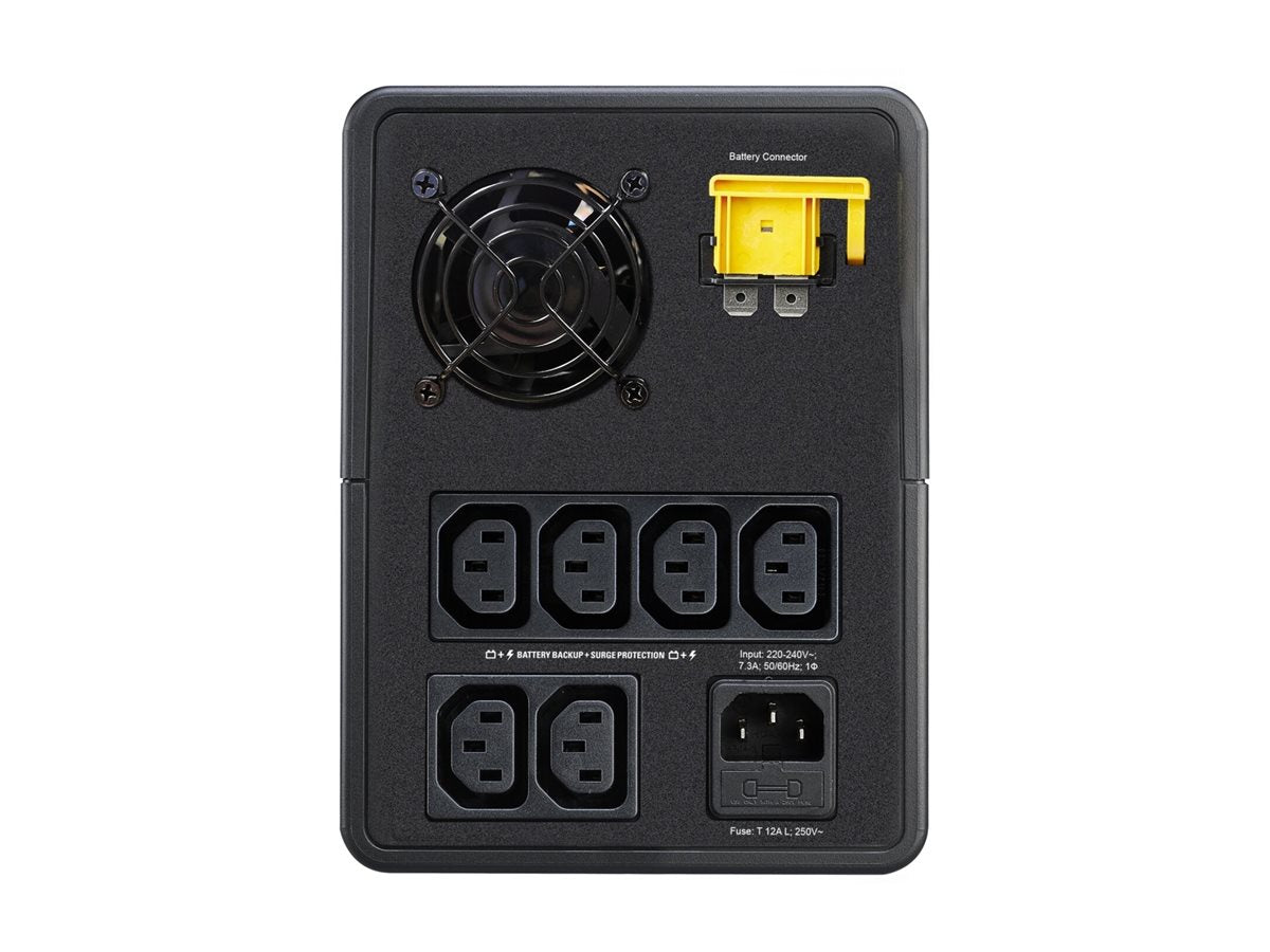 APC Easy UPS BVX Series BVX1600LI UPS AC 220-240V 900Watt 1600VA 7Ah output connectors 6