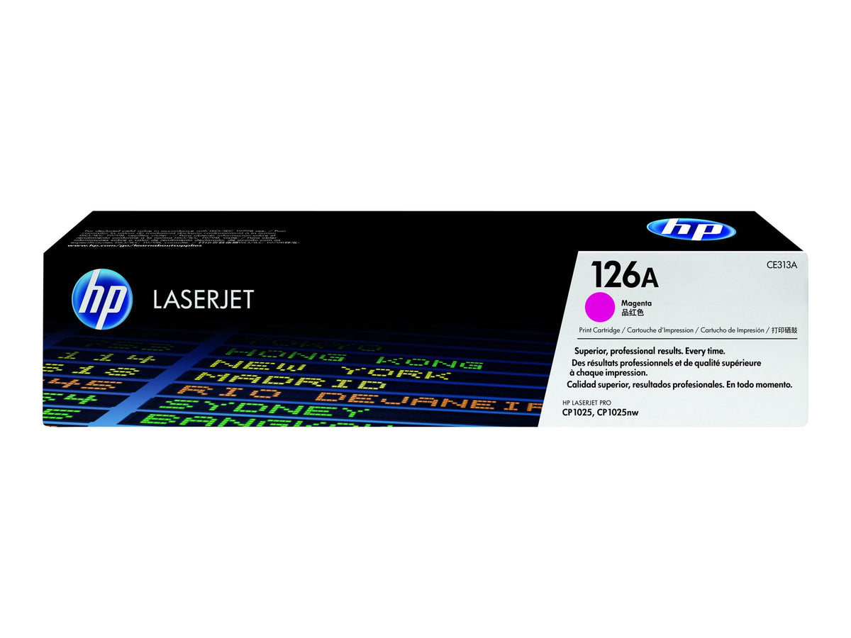 HP 126A original LaserJet Toner cartridge CE313A magenta standard capacity 1.000 pages 1-pack