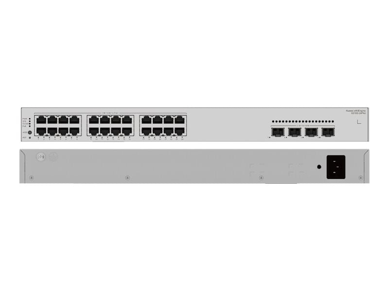 HUAWEI Data Communication S310S-24P4J S310S-24P4J S310S-24P4J 24x10/100/1000BASE-T ports 400 W PoE+ 4x2.5GE SFP ports built-in eKit