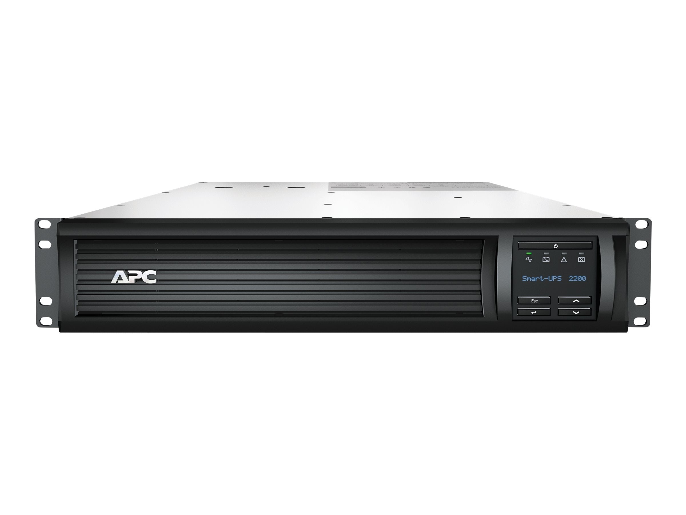 APC Smart-UPS SMT 2200VA LCD RM with SmartConnect UPS Rack AC 230V 1980Watt 2200VA RS-232 USB output connectors 9 2U
