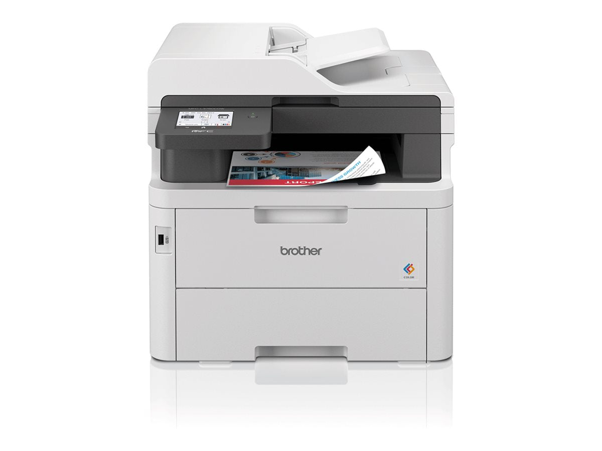 BROTHER MFC-L3760CDW MFP colour LED A4 26ppm copy 26ppm print 250 sheets USB 2.0 Gigabit LAN Wi-Fi USB host