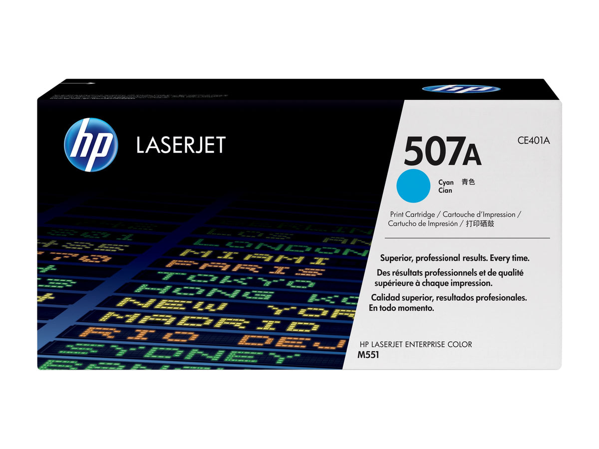 HP 507A original original Toner cartridge CE401A cyan standard capacity 6.000 pages 1-pack