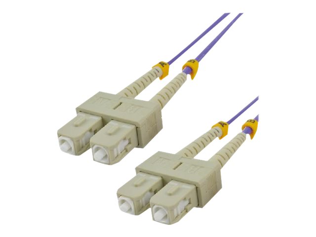 MCL SC/SC Multimode duplex 50/125 OM4 optical fiber - 15m
