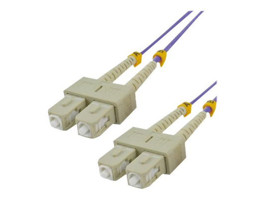 MCL SC/SC Multimode duplex 50/125 OM4 optical fiber - 15m