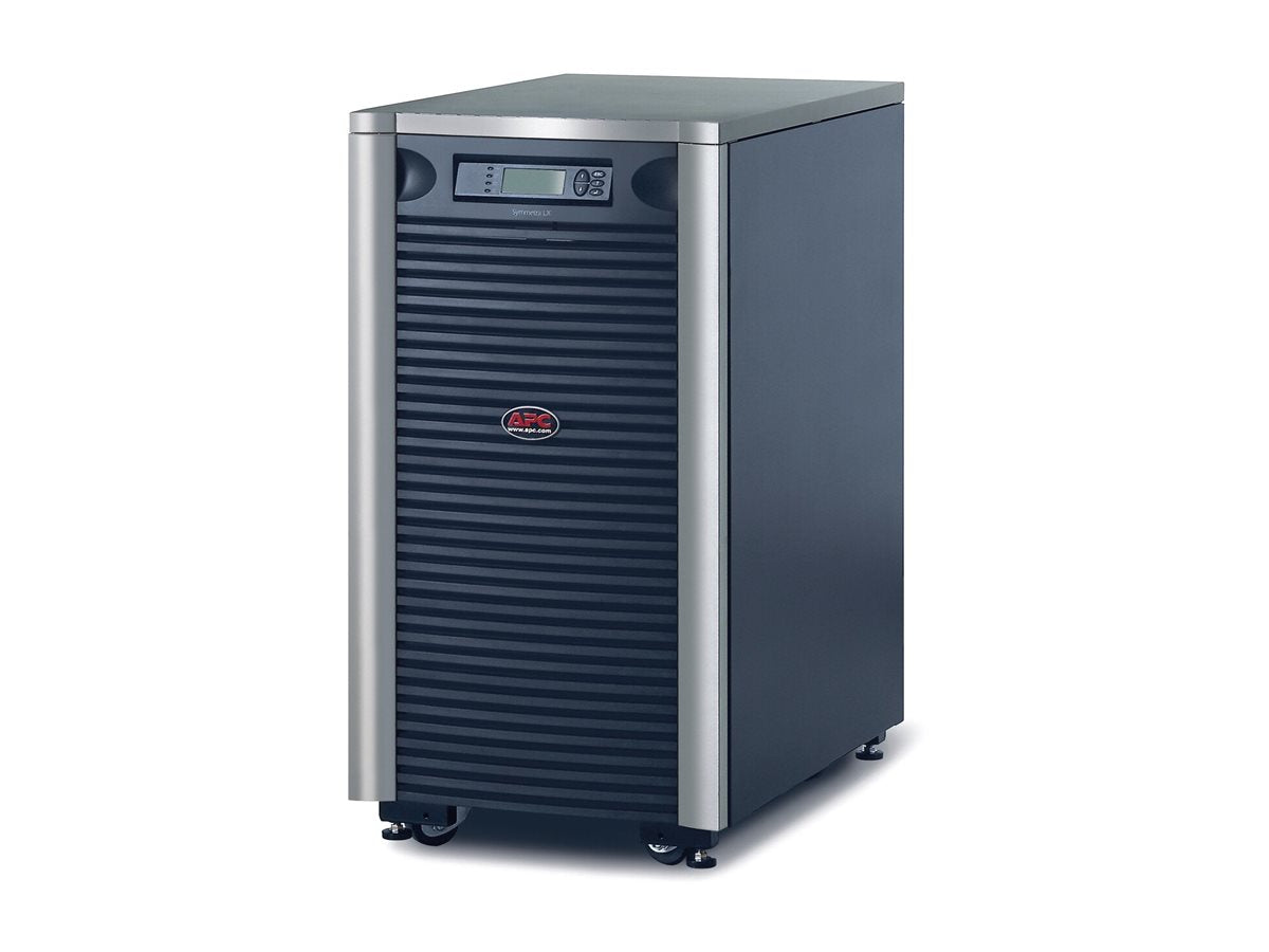 APC Symmetra LX 8kVA Scalable to 16kVA N+1 Power array AC 208/240V 8000VA Ethernet 10/100 output connectors 1 19U Black silver