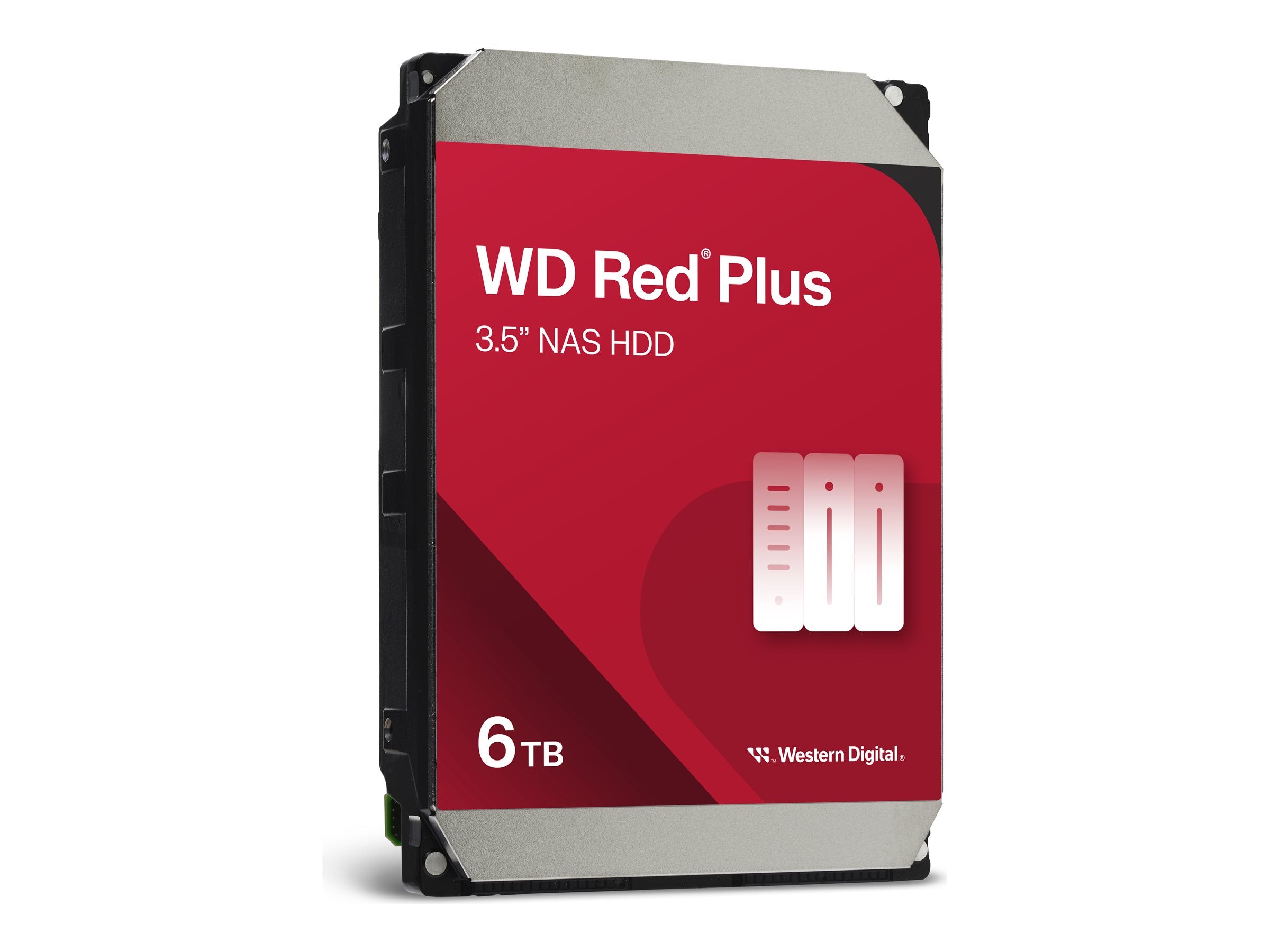 WD Red Plus 6To SATA 6Gb/s 3.5p 258Mo cache internal HDD Bulk