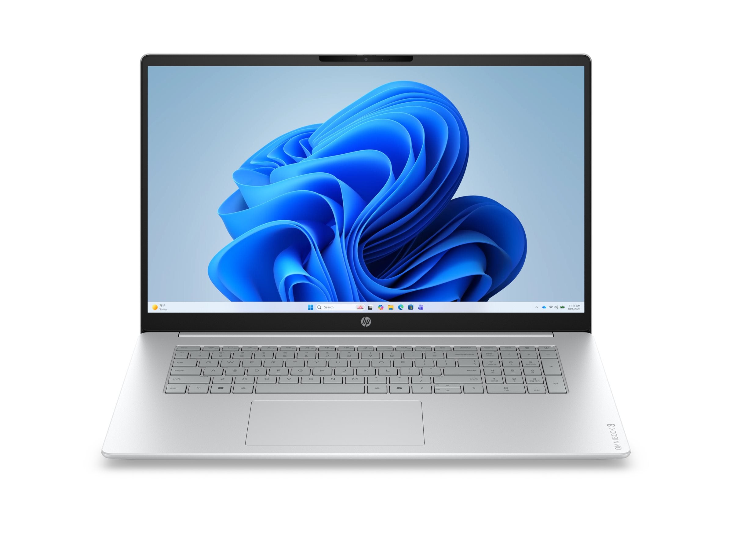 HP OmniBook 3 17-dp0056nfx - PC Portable - AMD Ryzen 5 40 - 17.3p FHD - 8Go - 512Go SSD - W11H - Argent glacier