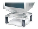 FELLOWES premium monitor riser - platinum white/gray