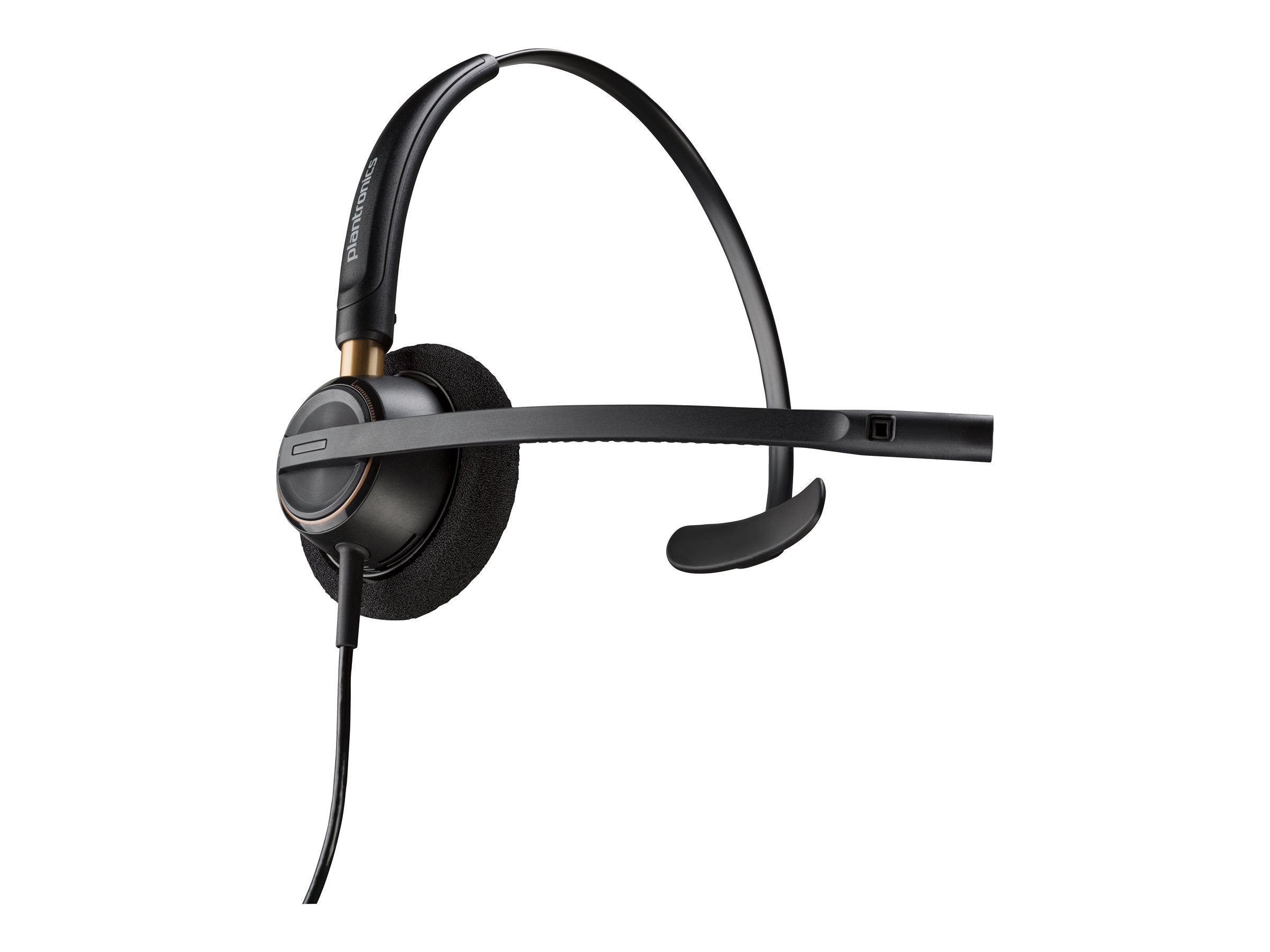 HP Poly EncorePro 510D with Quick Disconnect Monoaural Digital Headset TAA Avec fil Arceau Appels/Musique Noir