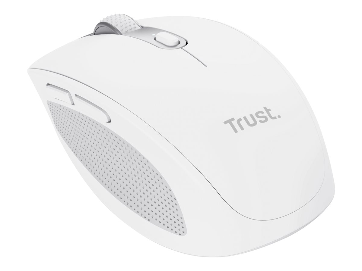 TRUST Souris sans fil OZAA Compact multi-connexion - Blanche