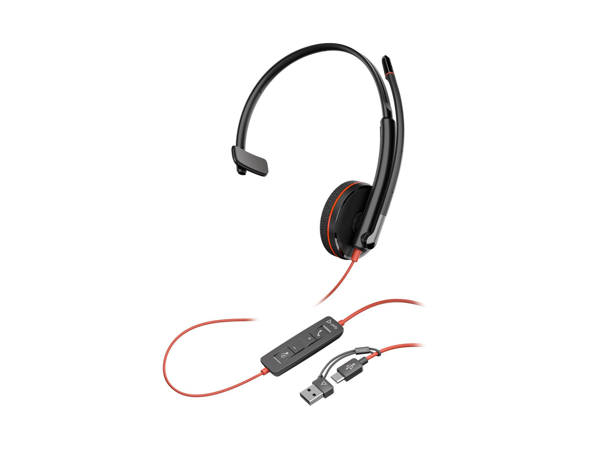 Poly BW 3215 USB-C HS+USB-C/A Bulk