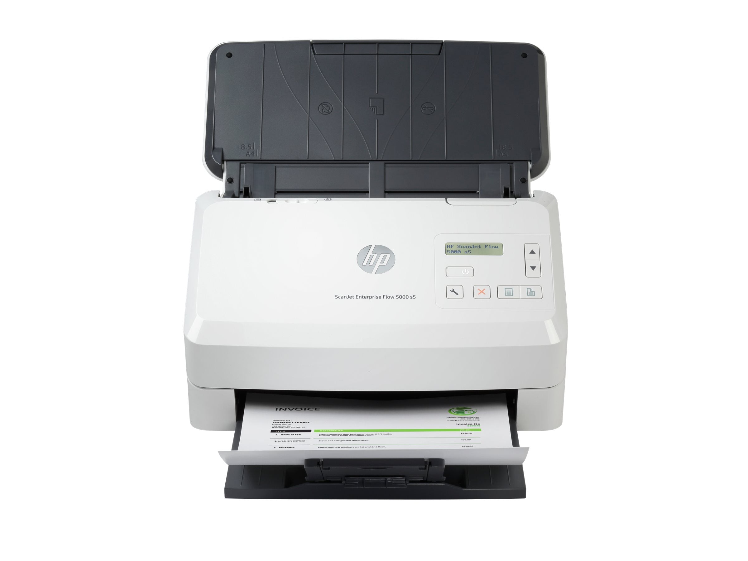 HP ScanJet Enterprise Flow 5000 s5 Scanner de Document CMOS CIS Duplex 216x3100mm 600dpix600dpi 65ppm ADF 80sheets 7500scans