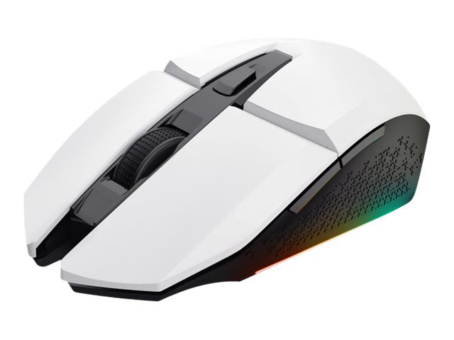 TRUST Souris gaming sans fil FELOX rétroéclairée - Blanche