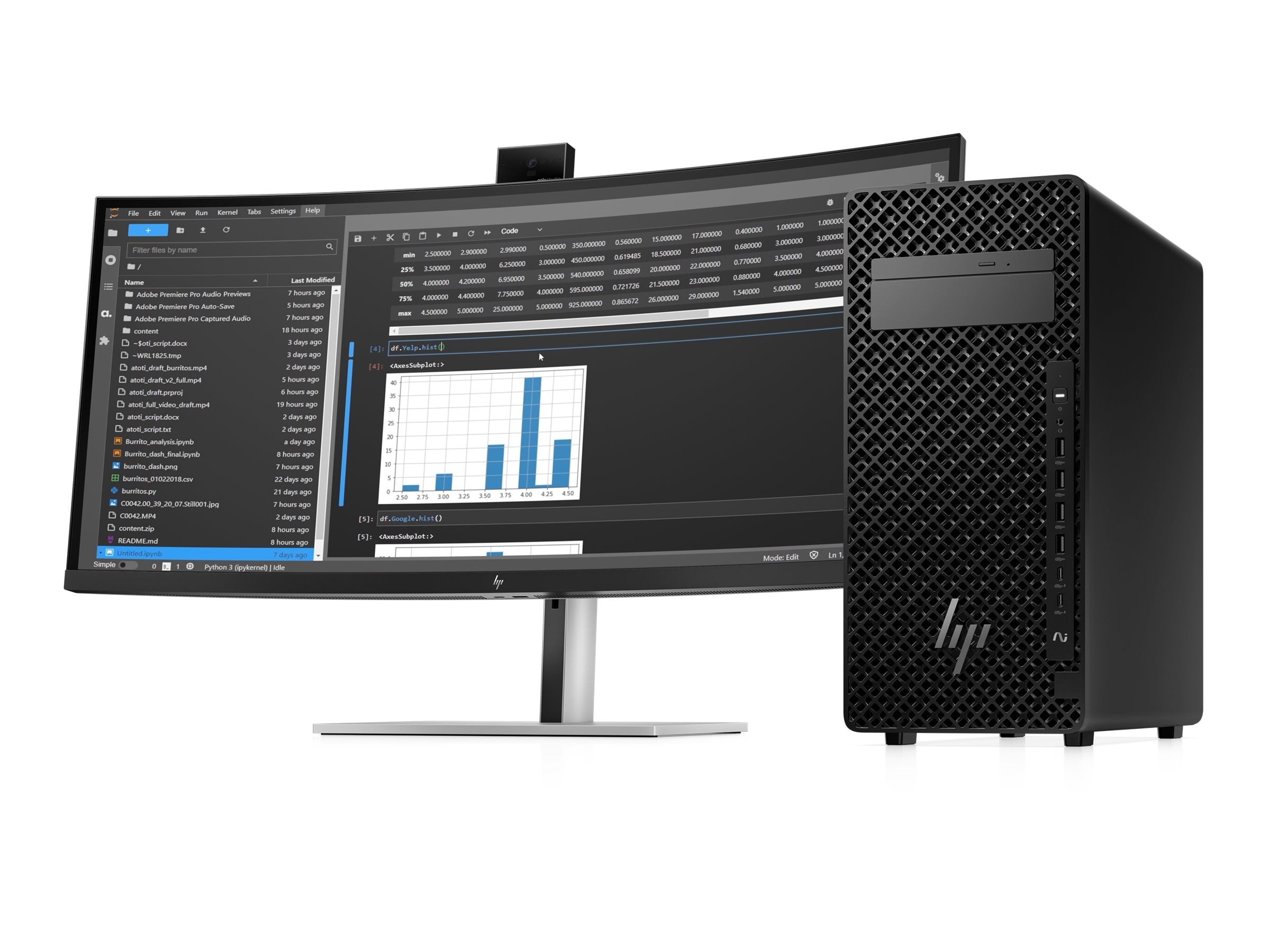 HP Z2 Tower G1i Intel Core Ultra 7 265 32Go 1To UMA W11P 3/3/3