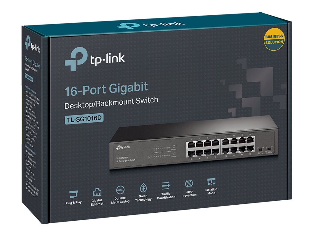 16 port Desktop/Rackmount Gigabit Switch