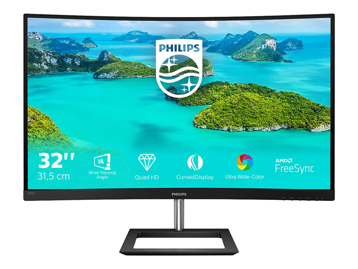 PHILIPS 325E1C/00 - 31.5pcs - INCURVE - QHD - MVA - VGA - HDMI - DP -AUDIO