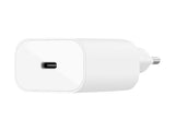 BELKIN BOOST CHARGE 25w USB-C PD PPS Single Wall Charger w/ 1m C- C Cable White