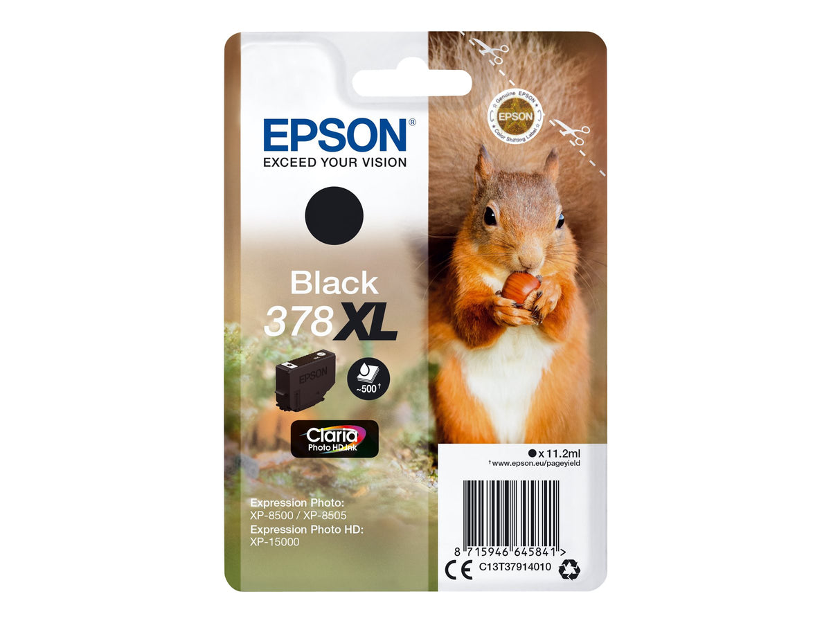 EPSON 5LB 378XL Black Ink Cartridge with Security w/s