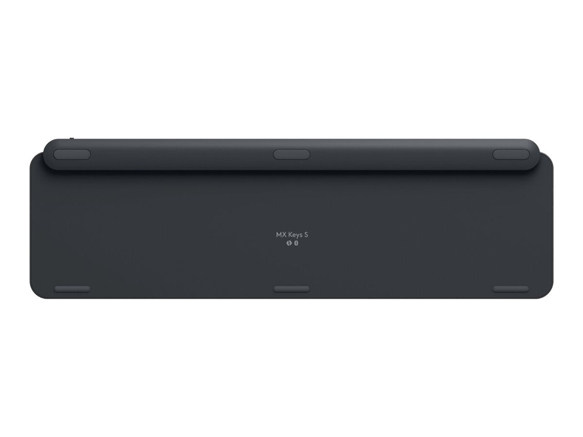 LOGITECH MX Keys S - GRAPHITE - (FRA) - BT - N/A - CENTRAL-419 - PLUS PALMREST