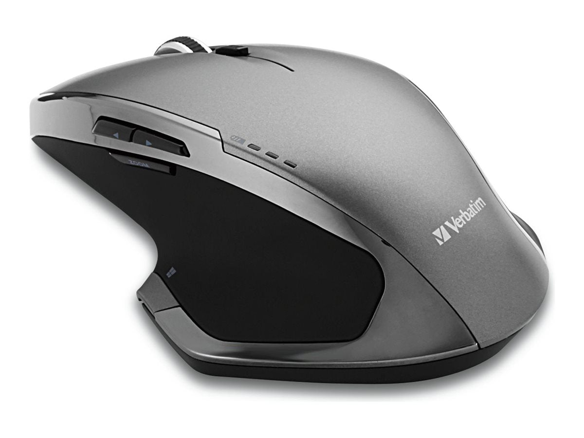 VERBATIM WIRELESS DESKTOP MOUSE DELUXE 8 BUTTON BLUE LED WCF (P)