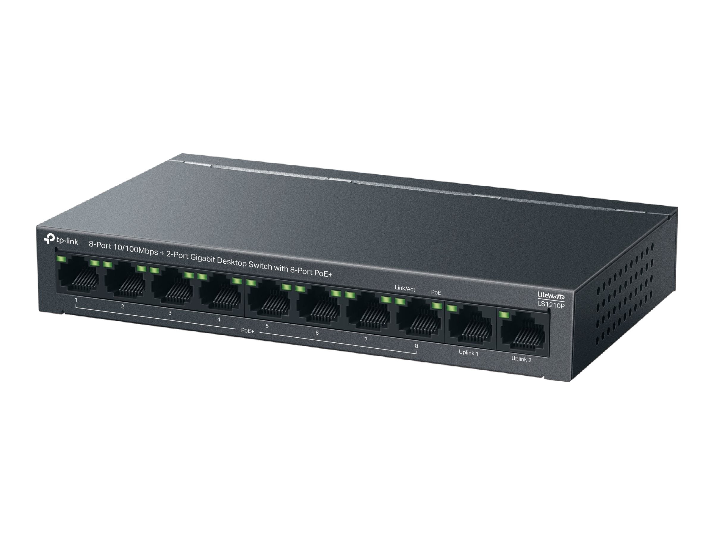 8-Port 10/100Mbps+2-Port Gigabit Deskt