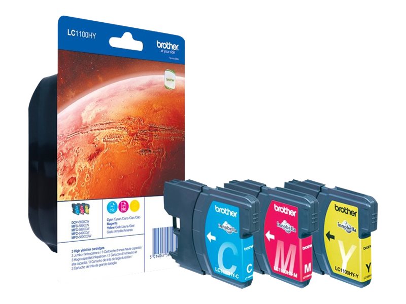 BROTHER BLISTER PACK RAINBOW HTE CAPACITE DCP6690CW, MFC-5890CN-6490CW-6890CW