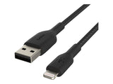 BELKIN BOOST CHARGE USB-A to Lightning Cable Braided 3M Black