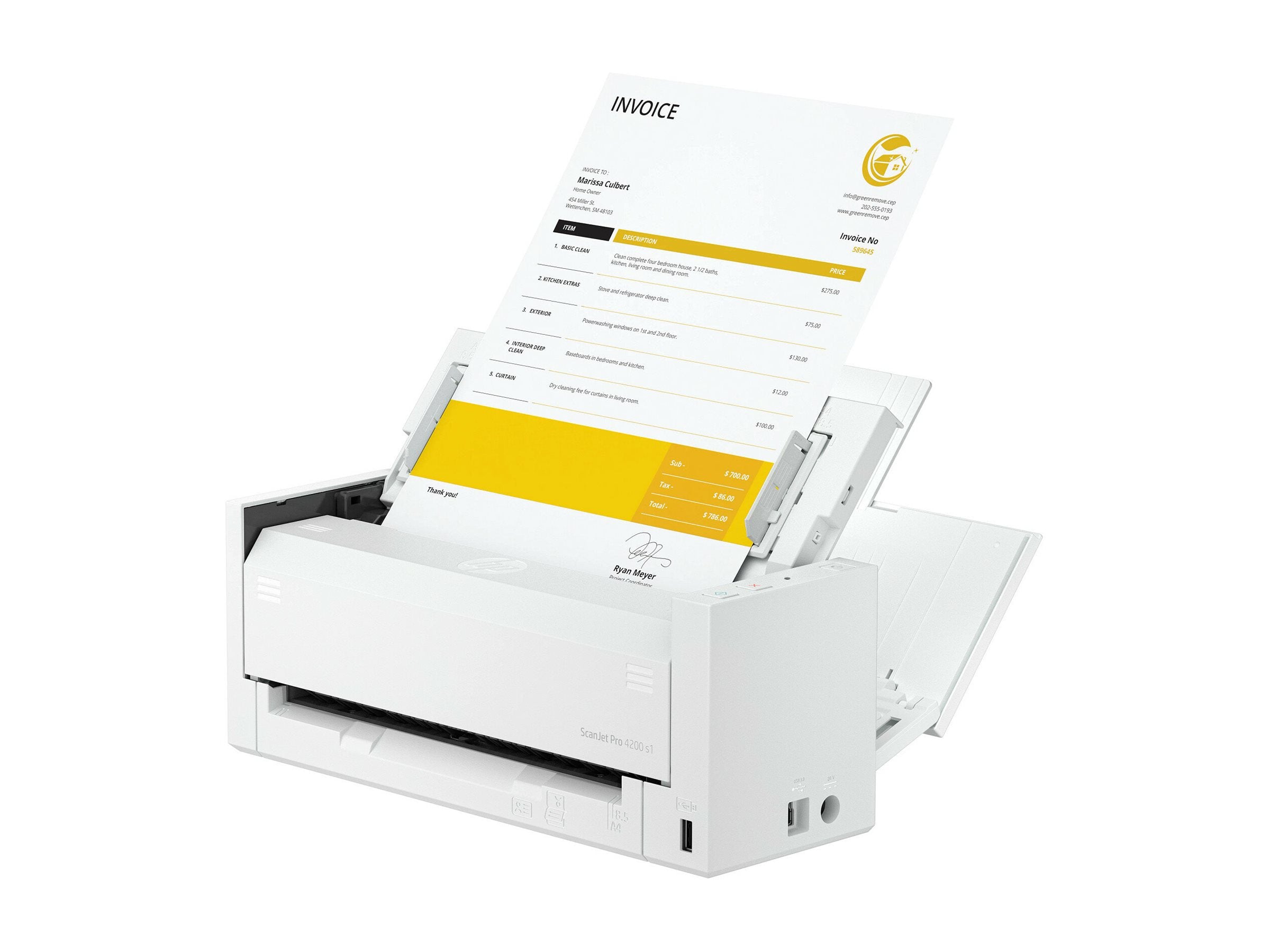 HP ScanJet Pro 4200 s1 Scanner 40ppm/80ipm scanner de document