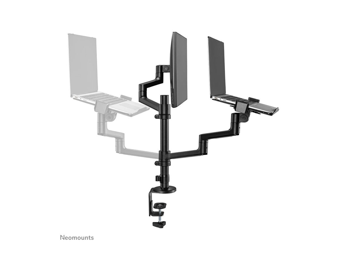 NEOMOUNTS DS20-425BL2 Support décran à fixer avec support pour ordinateur portable 17-27p - économie despace