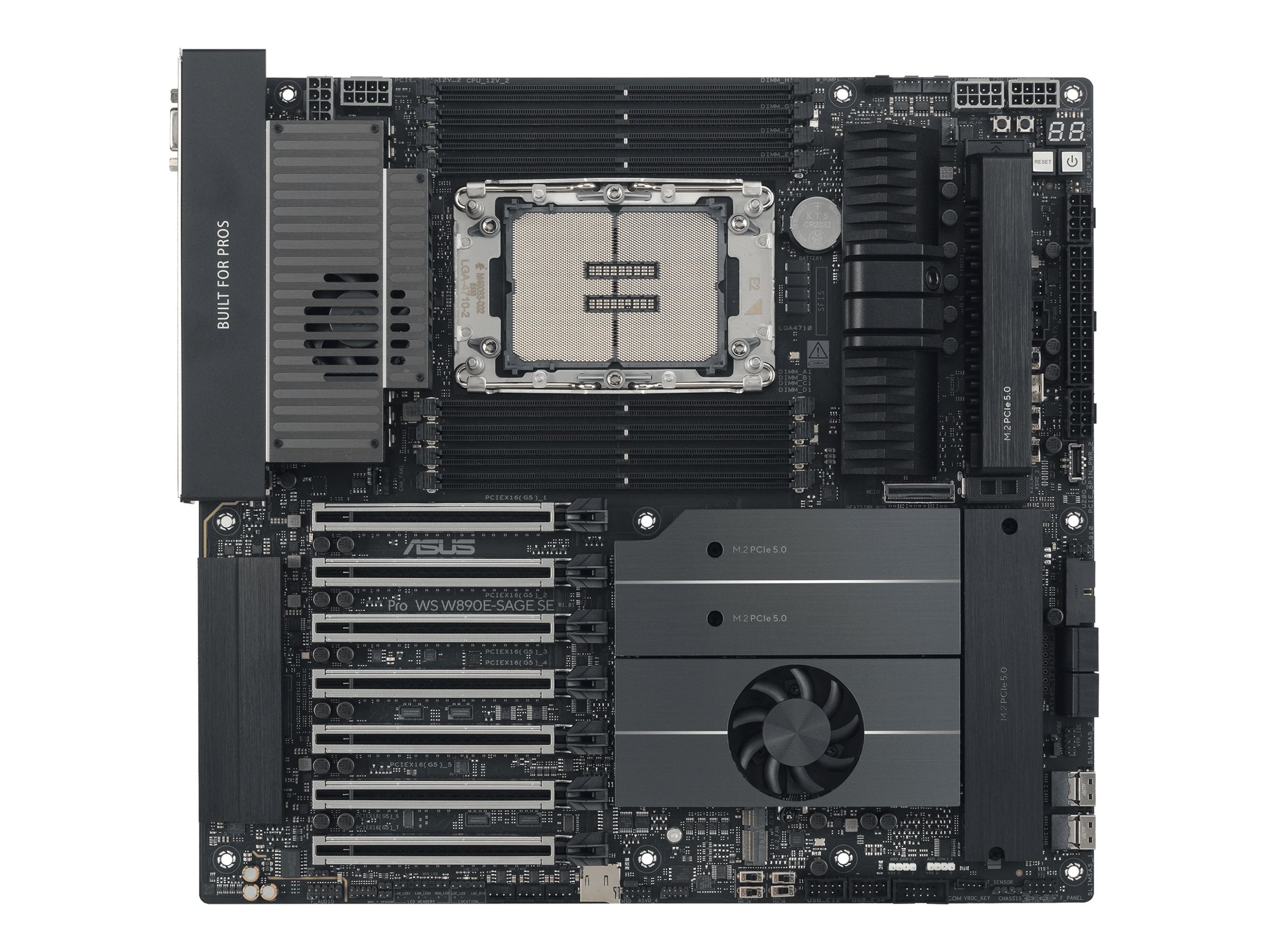 ASUS PRO WS W890E-SAGE SE LGA4710-2 EEB workstation motherboard 8xDDR4 7xPCIe 5.0 4xM.2 4xSATA
